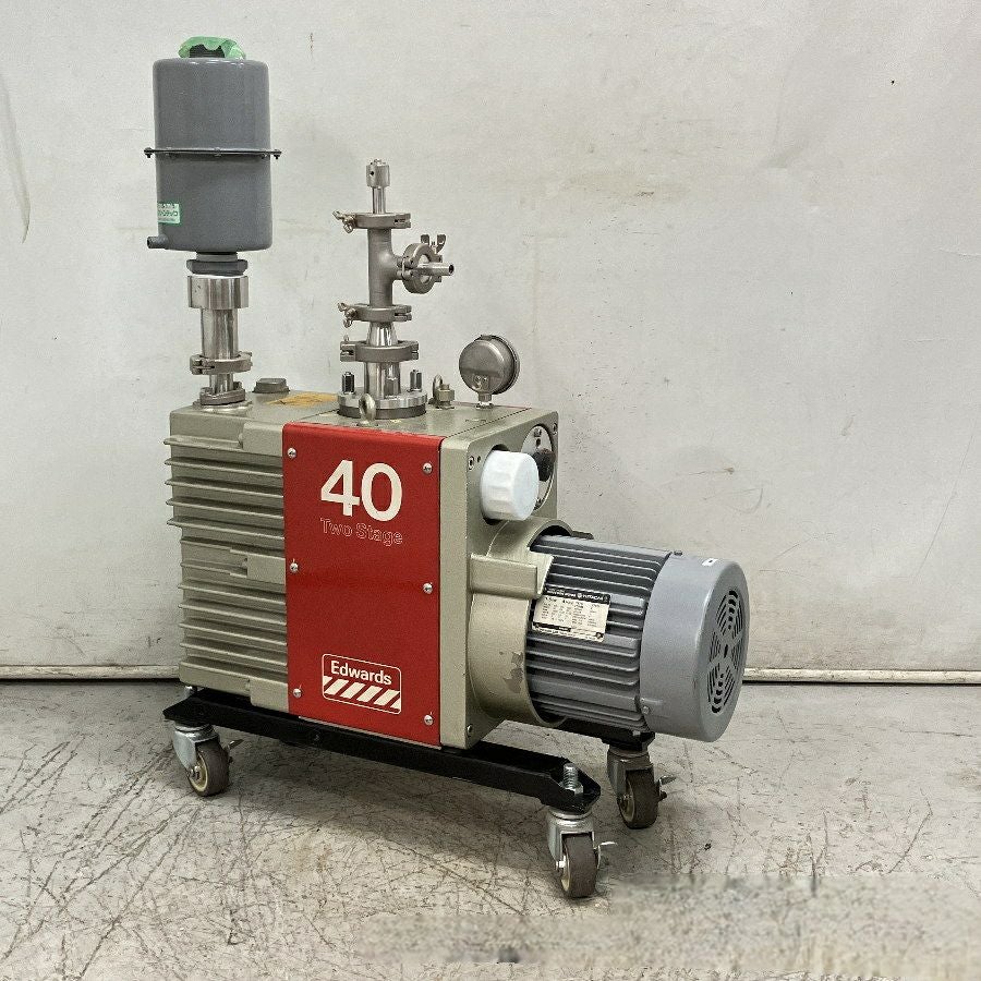 EDWARDS/エドワーズ 小型ロータリーポンプ E2M2 / 200V/通電のみ確認 / 中古品 Edwards/エドワーズ E2M40 2馬力 真空ポンプ ロータリーポンプ | 機械