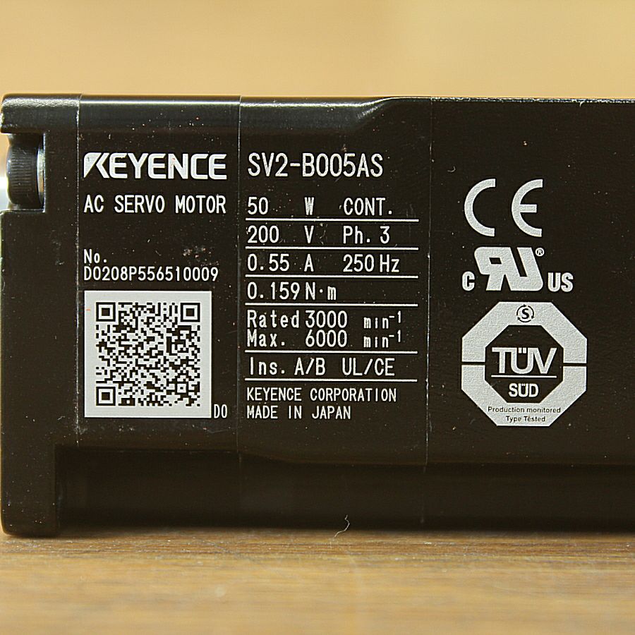 現状)KEYENCE/キーエンス SV2-B005AS ACサーボモーター ストレート軸