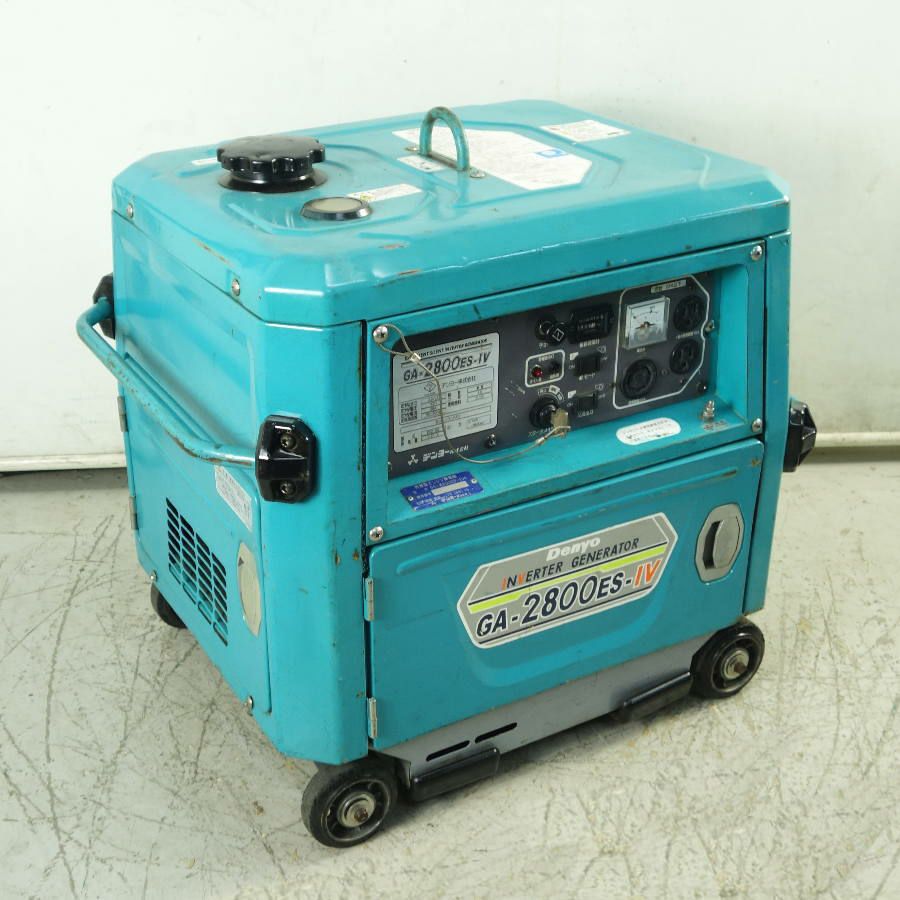 Denyo デンヨー GA-2800ES-IV インバーター発電機 停電 災害 DENYO/デンヨー GA-2800ES- 2.8kVA 防音型インバーター発電機 | 機械