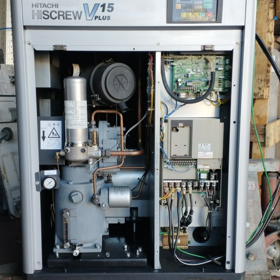 日立 OSP-15VAN 20馬力 15kW スクリューコンプレッサー エア