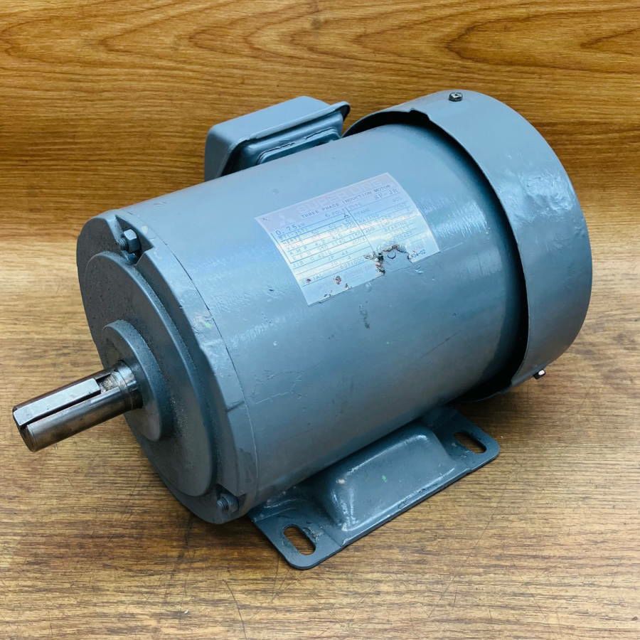 三菱　200Vモーター　SF-JR MITSUBISHI ELECTRIC/三菱電機 SF-JR 0.75kw モーター 200V 1馬力 6極