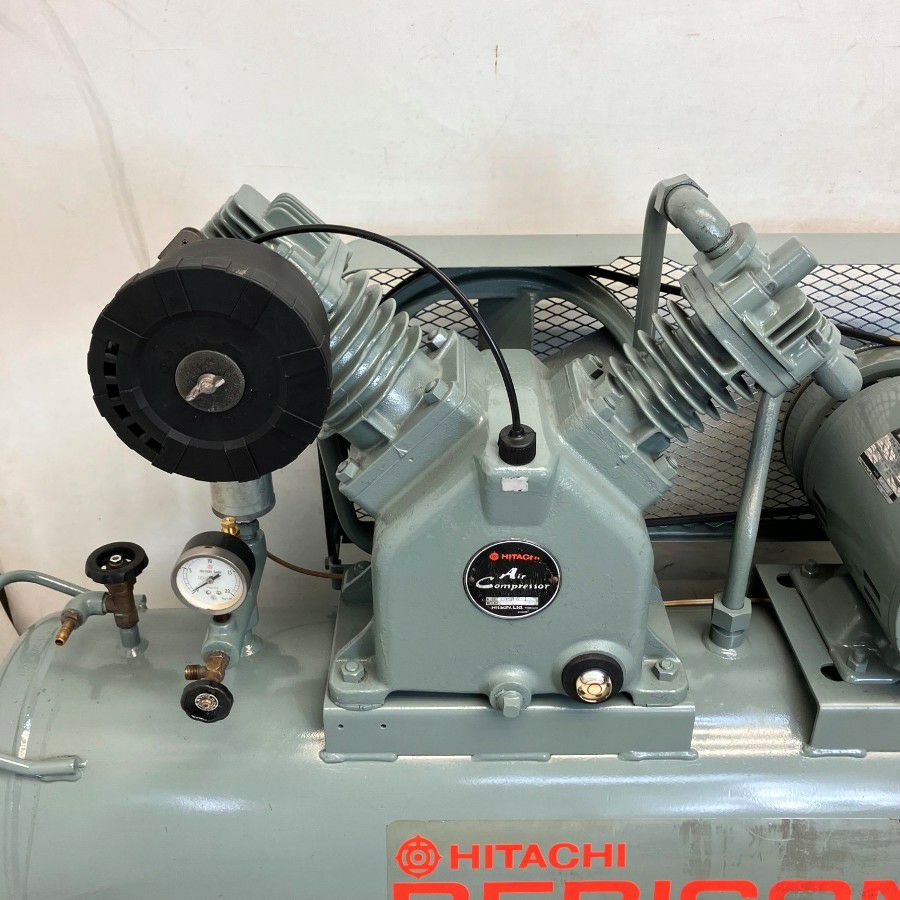HITACHI/日立産機 3.7P-9.5V6 3.7kw/5馬力 給油式レシプロ HITACHI/日立産機 3.7P-9.5V6 3.7kw/5馬力 給油式レシプロ
