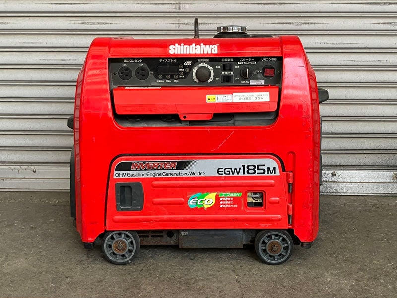 新ダイワ 185A 3.5kVA ガソリンエンジンウェルダー EGW185M-I