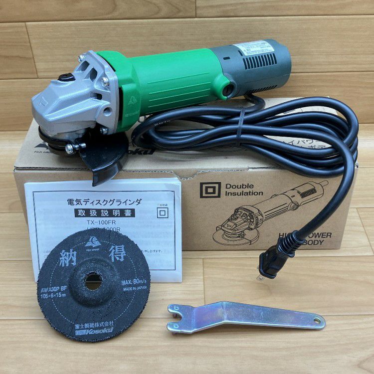 Kosoku グラインダー新品未使用 Kosoku/富士製砥 HDR-1000R 100mm電気ディスクグラインダー | 機械工具