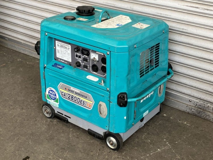 DENYO/デンヨー 2.8kVA インバーター発電機 GA-2800ES-IV セルスタート 