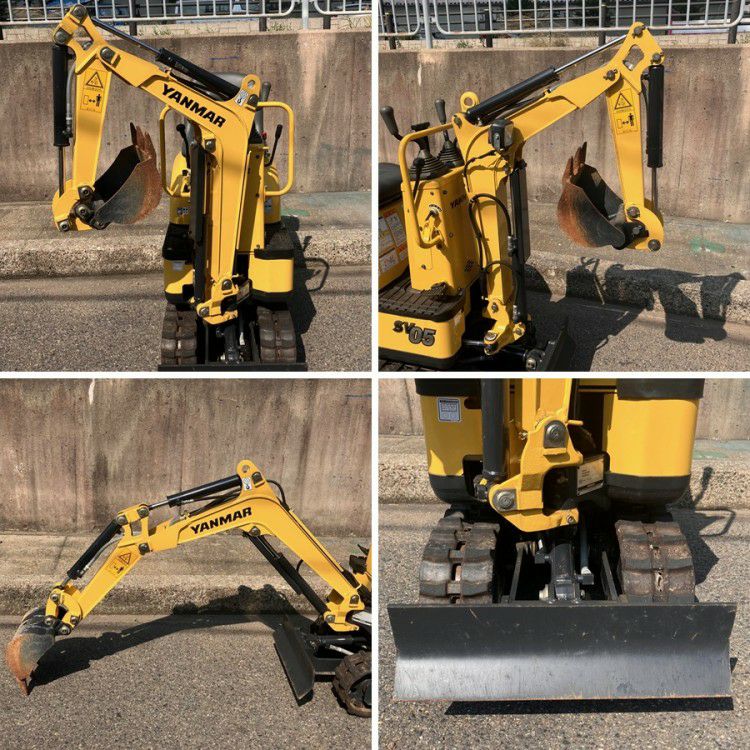 YANMAR/ヤンマー SV05-B 超ミニショベル ミニユンボ 運転時間：17.2h