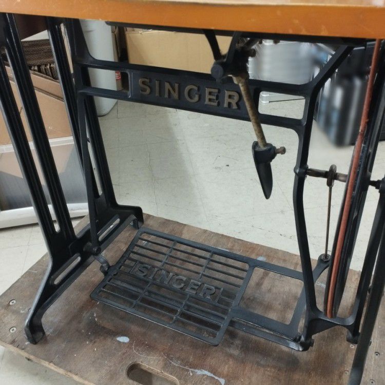 SINGER/シンガー 足踏み ミシン台 三菱 職業ミシン付き TA-310 | 機械