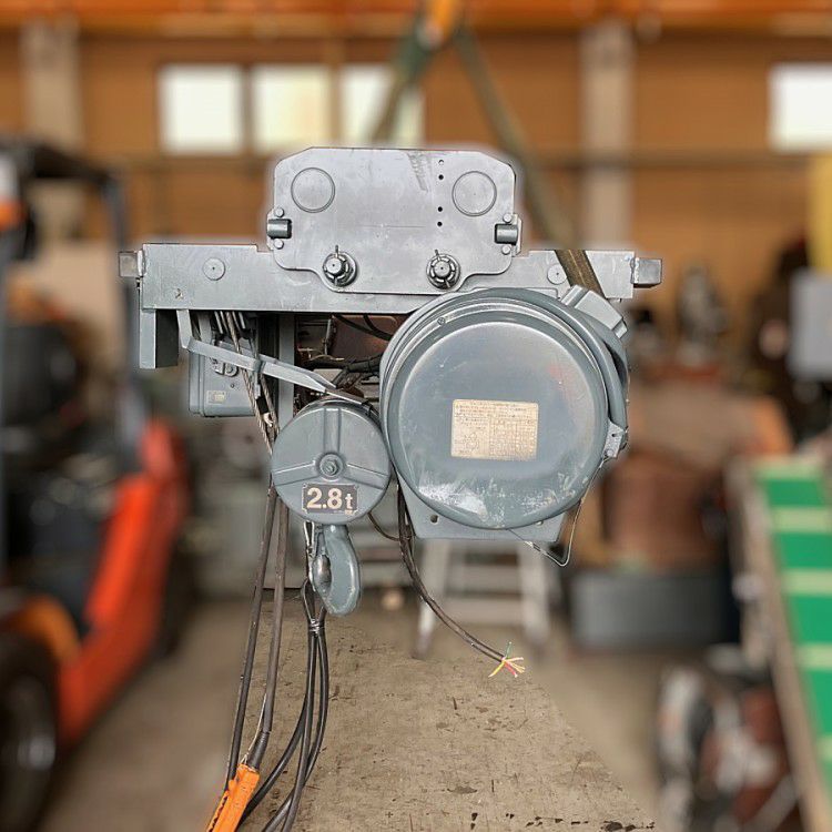 HITACHI/日立 2.8L-T55 2.8t 天井クレーン ローヘッド型 揚程6m