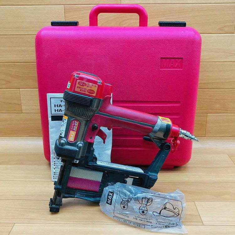 【10-1001-SI-1-1】MAX マックス HA-57/957T フロア スーパーネイラ 釘打機 フロア用ネイラ 高圧仕様【中古動作品・店頭併売品】 MAX 高圧 HA-57&frasl;957T MAX&frasl;マックス 019 9mmMAX
