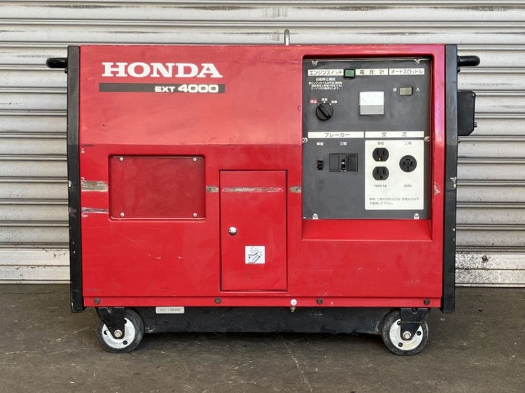 HONDA/ホンダ 三相4.0kVA AVRガソリンエンジン発電機 EXT4000K2-N1