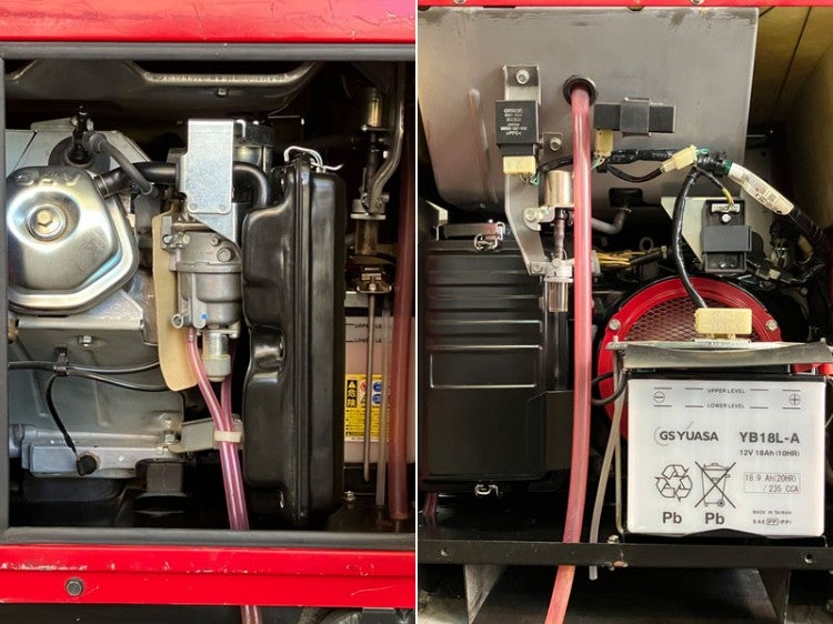 HONDA/ホンダ 三相4.0kVA AVRガソリンエンジン発電機 EXT4000K2-N1