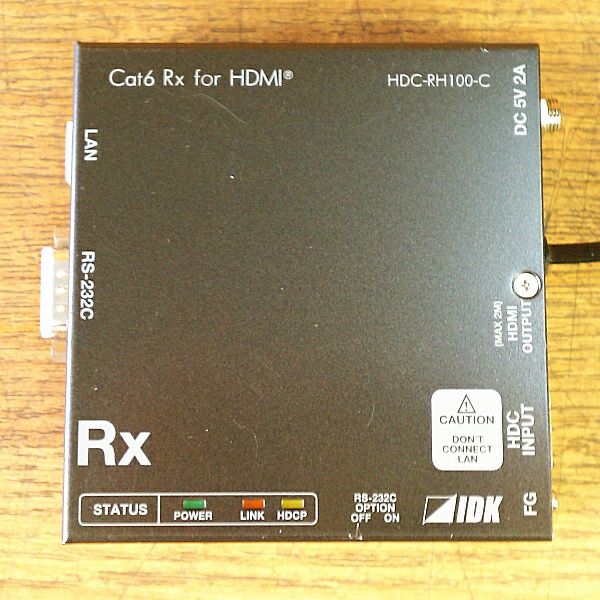 アイ・ディ・ケイ/IDK HDC-RH100-C 4K@60対応 HDBaseT受信器 HDMI