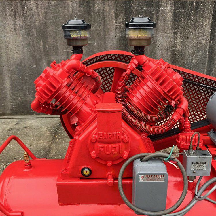 Fuji/富士製作所 W-35 5馬力/3.7kW 中圧コンプレッサー | 機械工具の