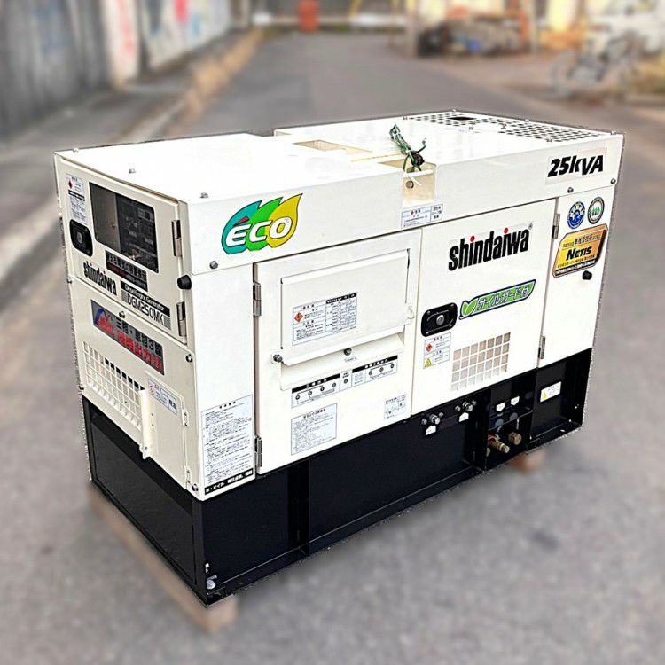 Shindaiwa/新ダイワ やまびこ DGM250MK 25KVAディーゼルエンジン発電機