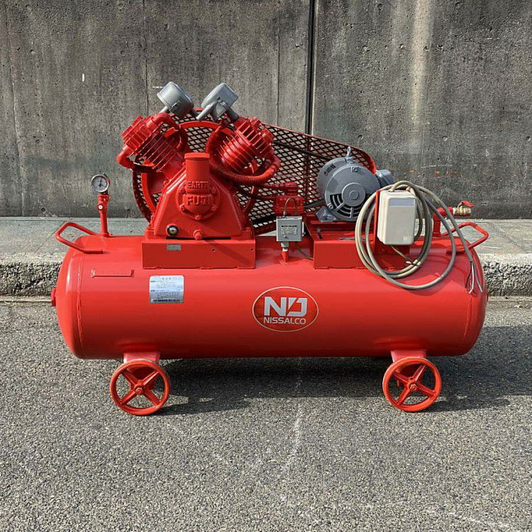 NISSALCO/ニッサルコ CM-7065-600S 3.7kW/5馬力エアーコンプレッサー