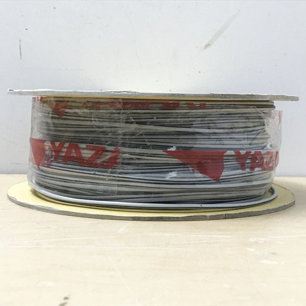 YAZAKI/矢崎総業 AV 0.85mm2 電線 100m巻 灰色/黒 2kg 自動車用低圧