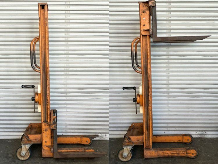引取限定・大阪吹田】カントー 500kg 1500mm ハンドフォークリフト