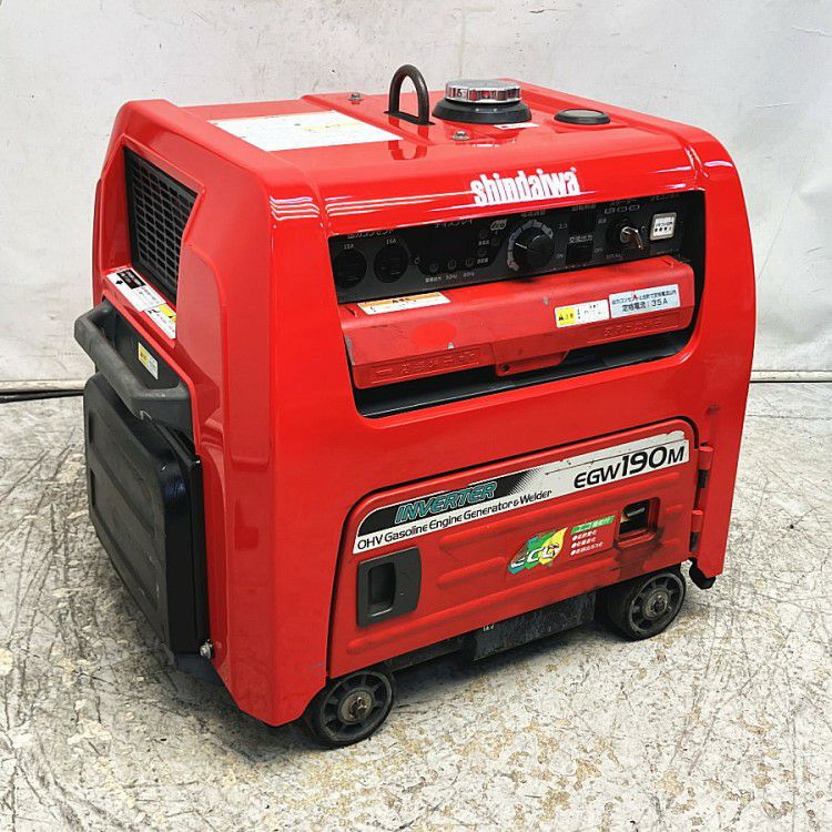 Shindaiwa/新ダイワ EGW190M-I 190A 防音型エンジン発電機兼溶接機