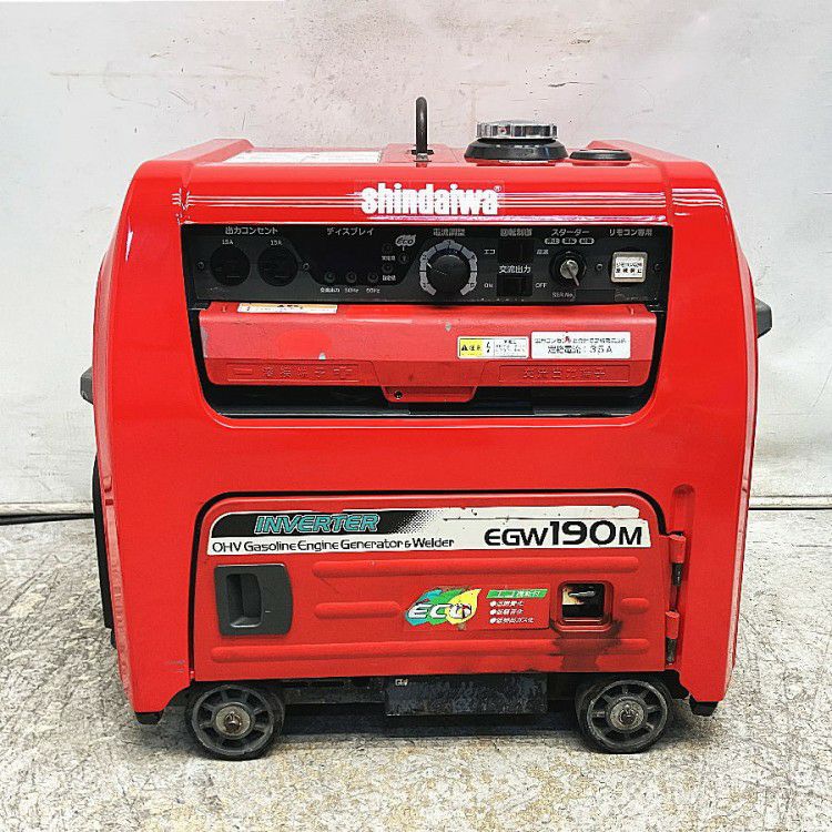Shindaiwa/新ダイワ EGW190M-I 190A 防音型エンジン発電機兼溶接機