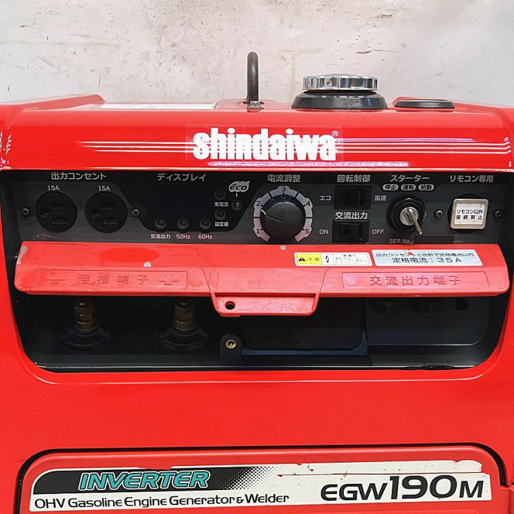 Shindaiwa/新ダイワ EGW190M-I 190A 防音型エンジン発電機兼溶接機