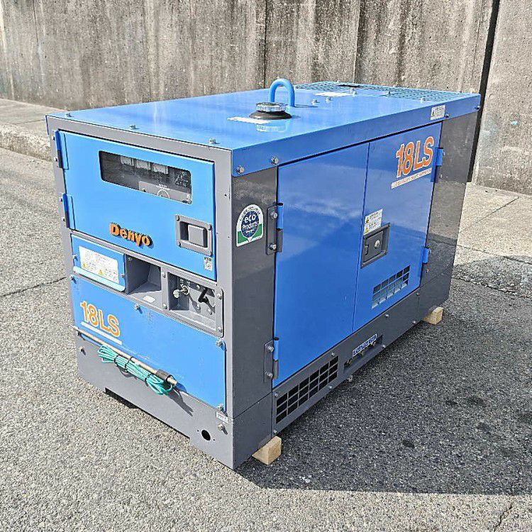 DENYO/デンヨー TLG-18LSY ディーゼルエン ジン発電機 超低騒音型 運転