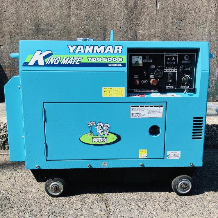 YANMAR/ヤンマー YDG500S ディーゼル発電機 運転時間768.6H 100V 60Hz