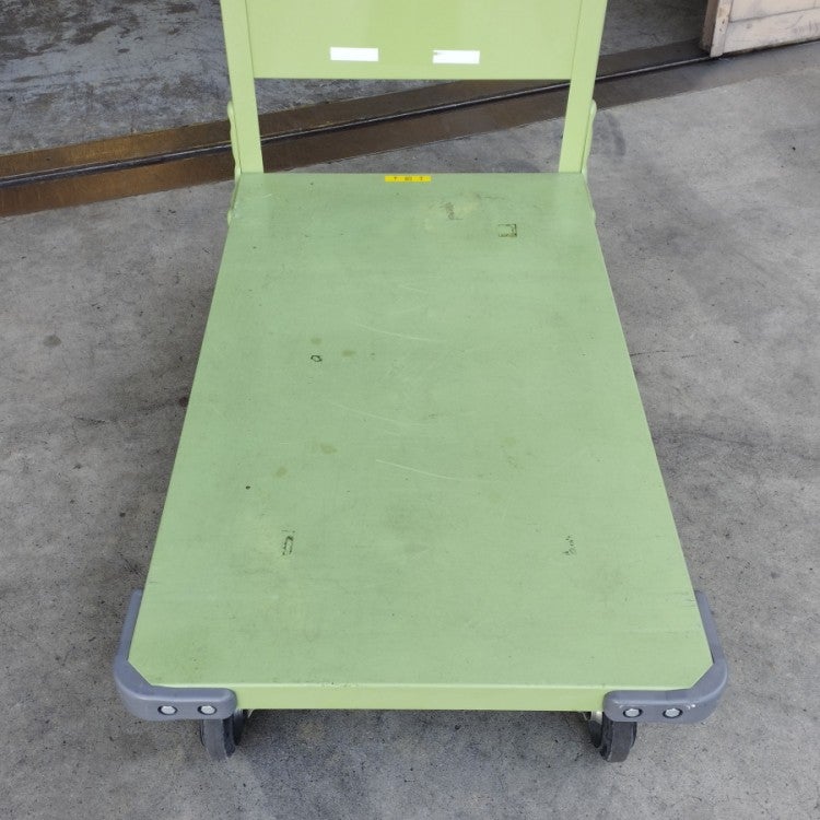 サカエ 400kg 手押し台車 特製四輪車 荷台寸法1050×600mm 重量物用鋼板