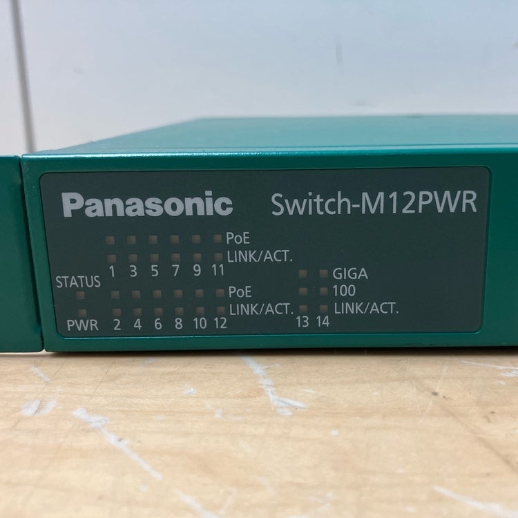Panasonic/パナソニック Switch-M12PWR PN23129K スイッチングハブ HUB