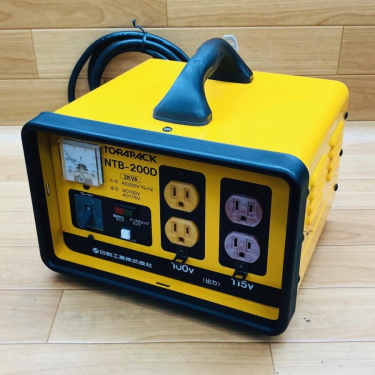 NICHIDO/日動工業 NTB-200D 降圧専用トランス | 機械工具のMugendou