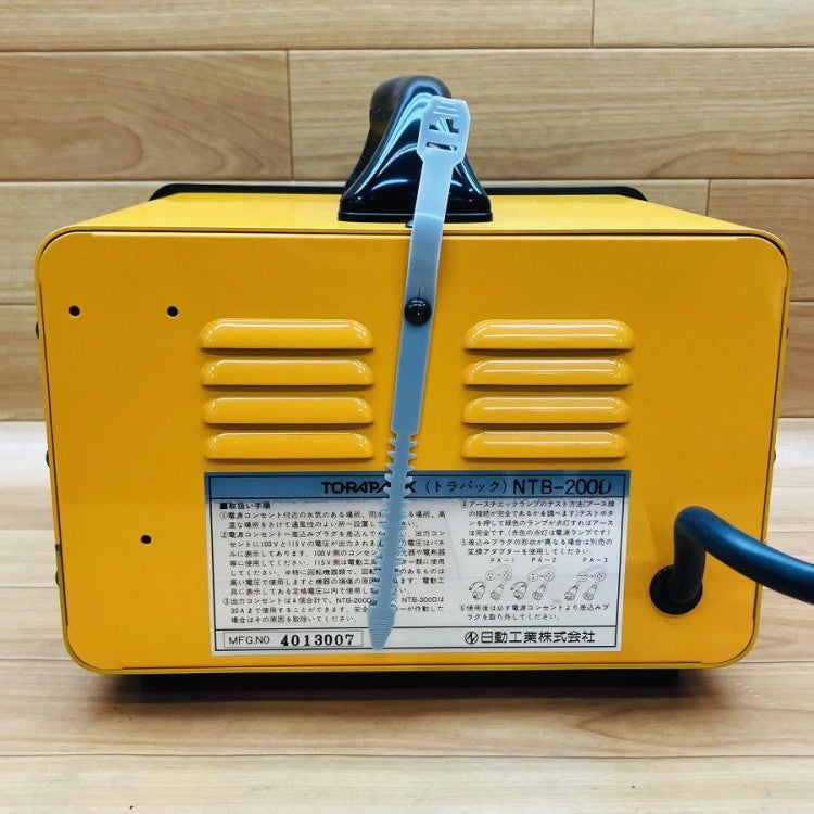 NICHIDO/日動工業 NTB-200D 降圧専用トランス | 機械工具のMugendou