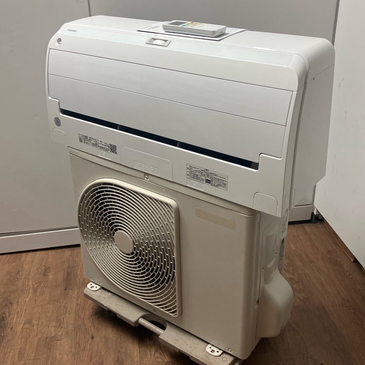 TOSHIBA/東芝 2.2kW 6畳 ルームエアコン 大清快 RAS-K221DXY(W) 2023年