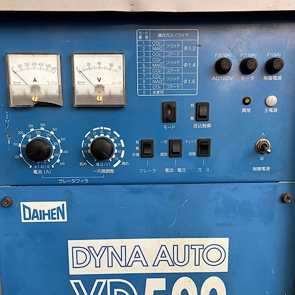 DAIHEN/ダイヘン 500A 半自動溶接機 CPXD-500(S-1) ダイナオート 2006