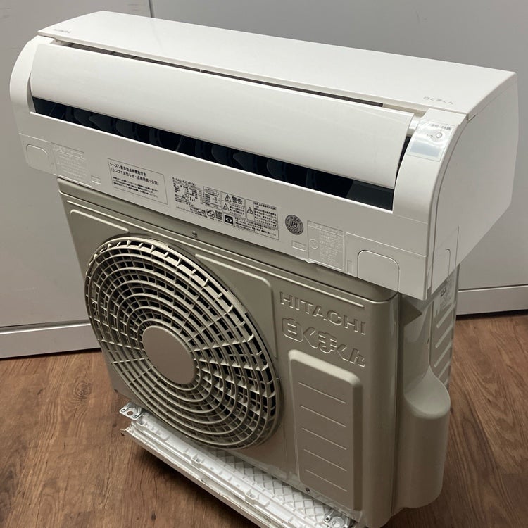 未使用 HITACHI 日立 白くまくん ルームエアコン RAS-AJ22R 引取限定】HITACHI/日立 2.2kW 6畳 ルームエアコン 白くまくん RAS