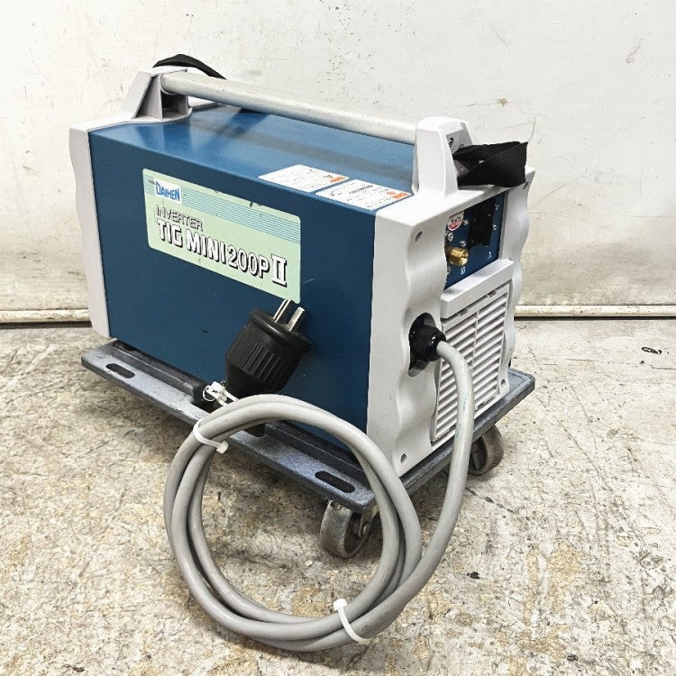 DAIHEN ダイヘン TIG MINI 200P Ⅱ VRTPM-202 S-2 TIG溶接機 単相 100v 200v 電動工具 大工道具 DIY 箱 説明書 付属品付き 使用回数数回程度 極美品 〇ダイヘン(DAIHEN) 直流TIG溶接機 INVERTER TIG MINI 200PⅡ