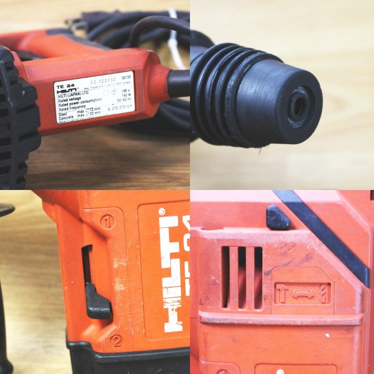 HILTI/ヒルティ TE24 ロータリーハンマー 100V ハンマードリル 3100打