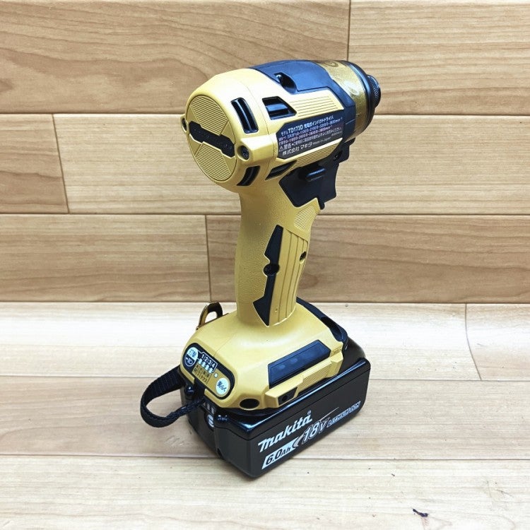 makita/マキタ TD173DGXPY 18V/6.0Ah 充電式インパクトドライバー
