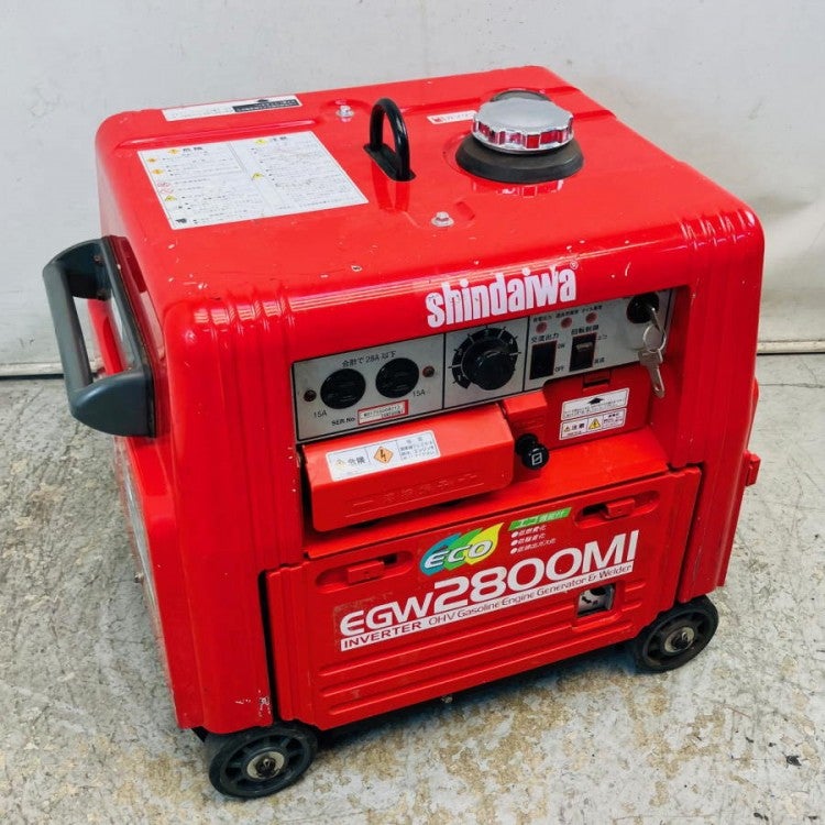 Shindaiwa/新ダイワ/やまびこ EGW2800MI 135A 防音型エンジン発電機兼