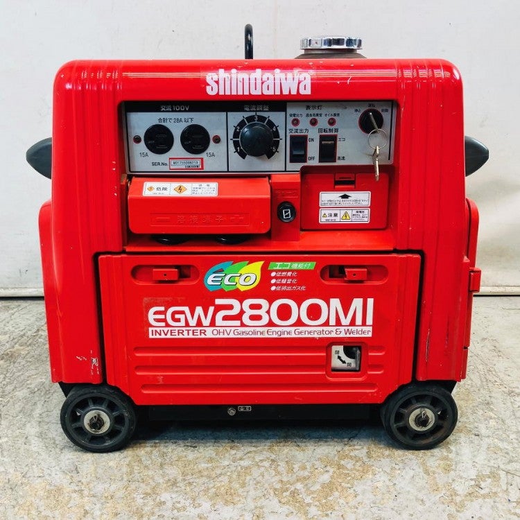 Shindaiwa/新ダイワ/やまびこ EGW2800MI 135A 防音型エンジン発電機兼