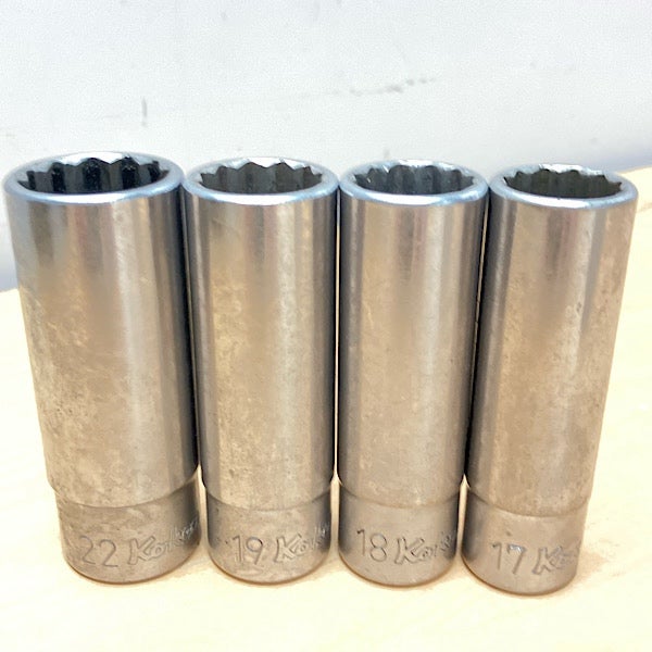 Ko-ken/コーケン 1/2sq ロングソケット 7個セット 10-22mm 12角