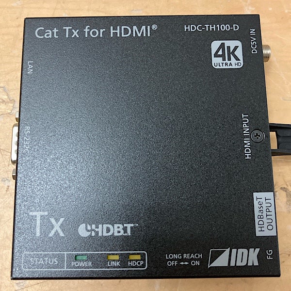IDK/アイ・ディ・ケイ HDC-TH100-D HDMIツイストペア延長器 HDBaseT
