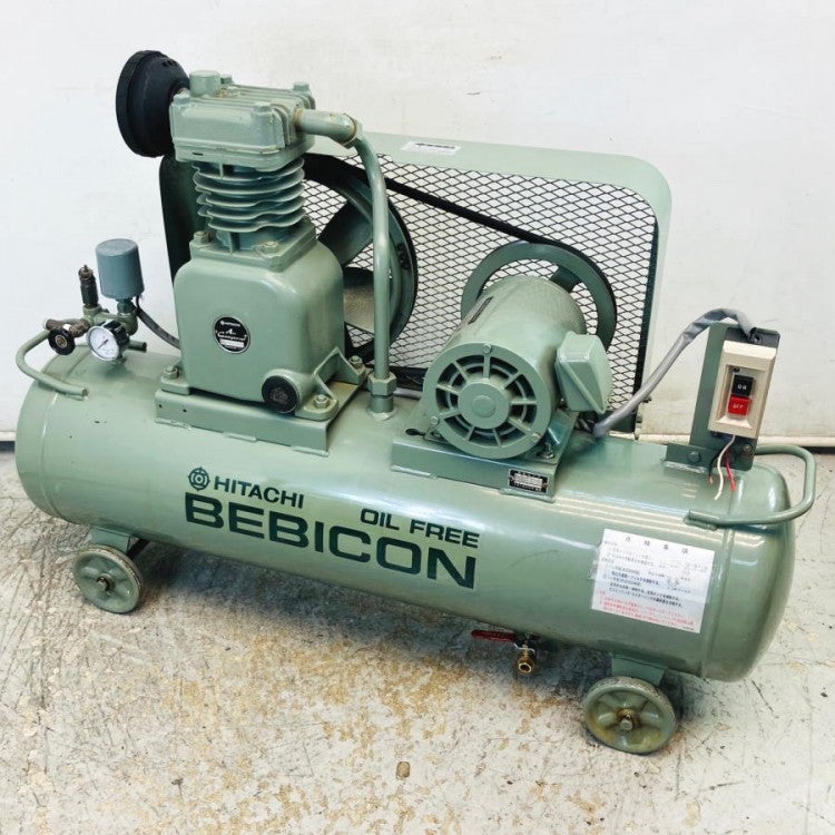 現状品］HITACHI/日立 1.5OP-8.5T6 2馬力オイルフリーコンプレッサー