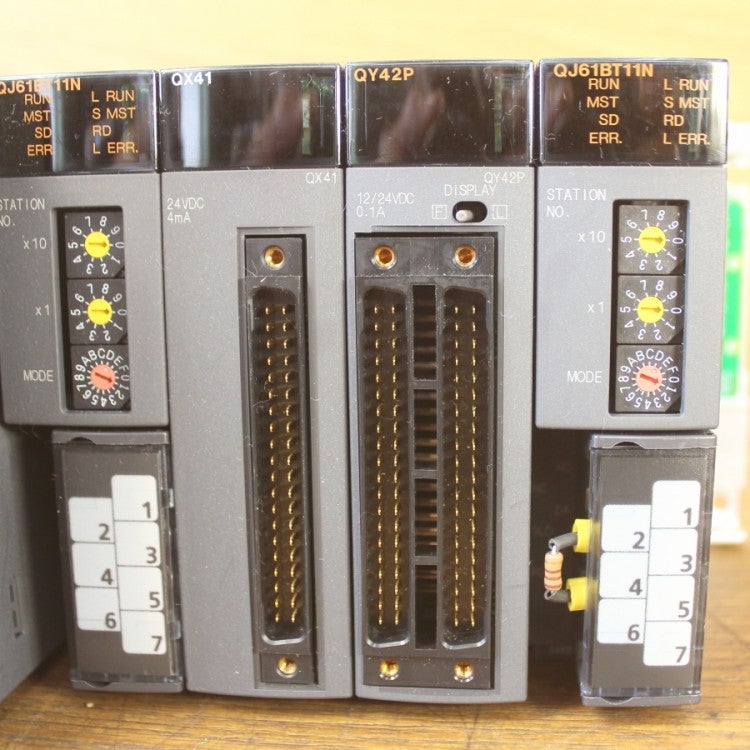 三菱 Q03UDVCPU/Q35B/Q61P/QJ61BT11N/QX41/QY42P CPUユニットセット