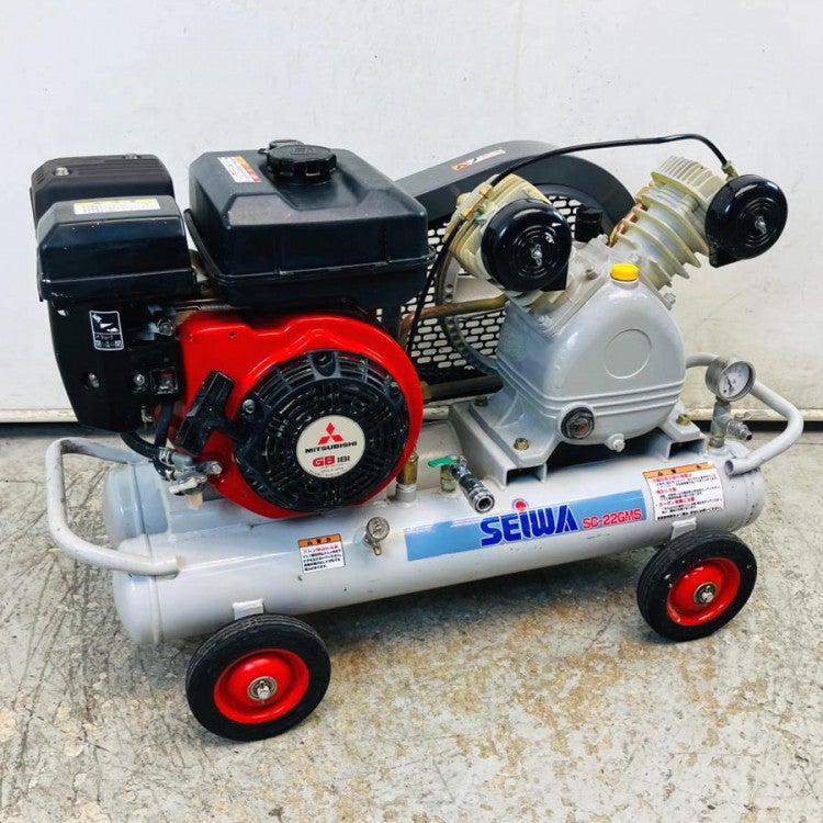 SEIWA/精和産業 SC-22GMS エンジンコンプレッサー | 機械工具の
