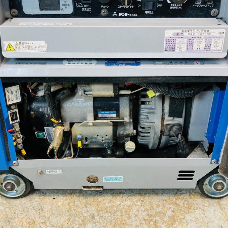 DENYO/デンヨー GAW-185ES2 防音型エンジン発電機兼溶接機 エンジン