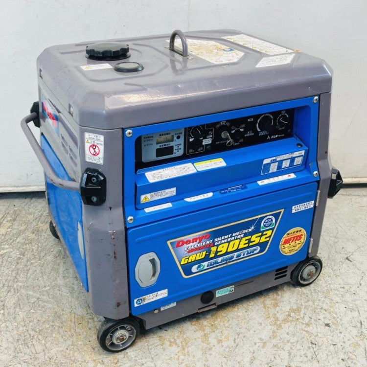 Denyo/デンヨー 190A 3.5kVA ガソリンエンジンウェルダー GAW-190ES2
