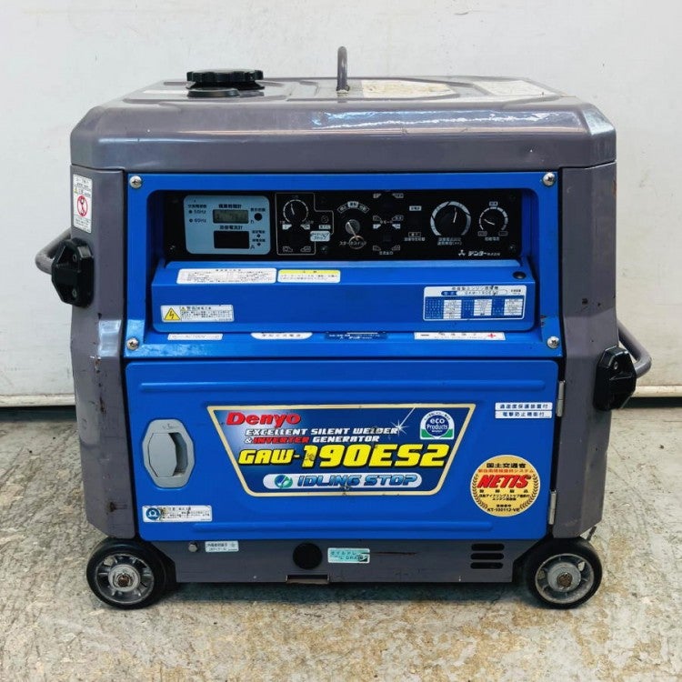 Denyo/デンヨー 190A 3.5kVA ガソリンエンジンウェルダー GAW-190ES2