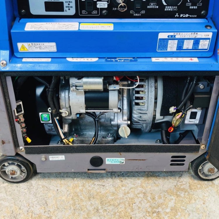 Denyo/デンヨー 190A 3.5kVA ガソリンエンジンウェルダー GAW-190ES2