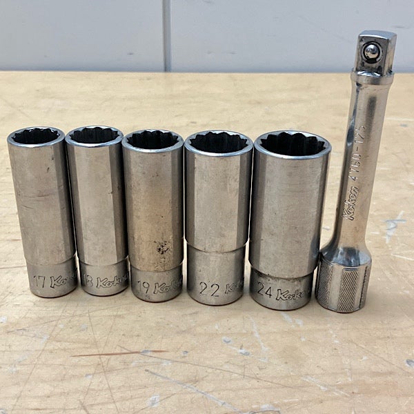 コーケン Ko-ken 1/2 ディープソケットセット 延長バー | 機械工具の