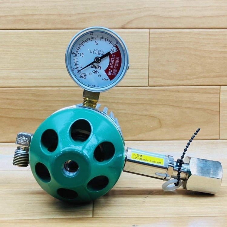 Tanaka/日酸タナカ AU-888 炭酸ガス用圧力調整器 ヒーターレスタイプ 
