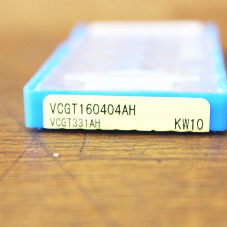 京セラ VCGT160404AH/KW10 スローアウェイチップ 旋削加工(旋盤)用超硬